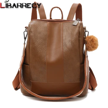 

Fashion Women Backpack Brand Leather Backpack Female Large Capacity Back Pack Simple School Bag Designer Shoulder Bags for Women