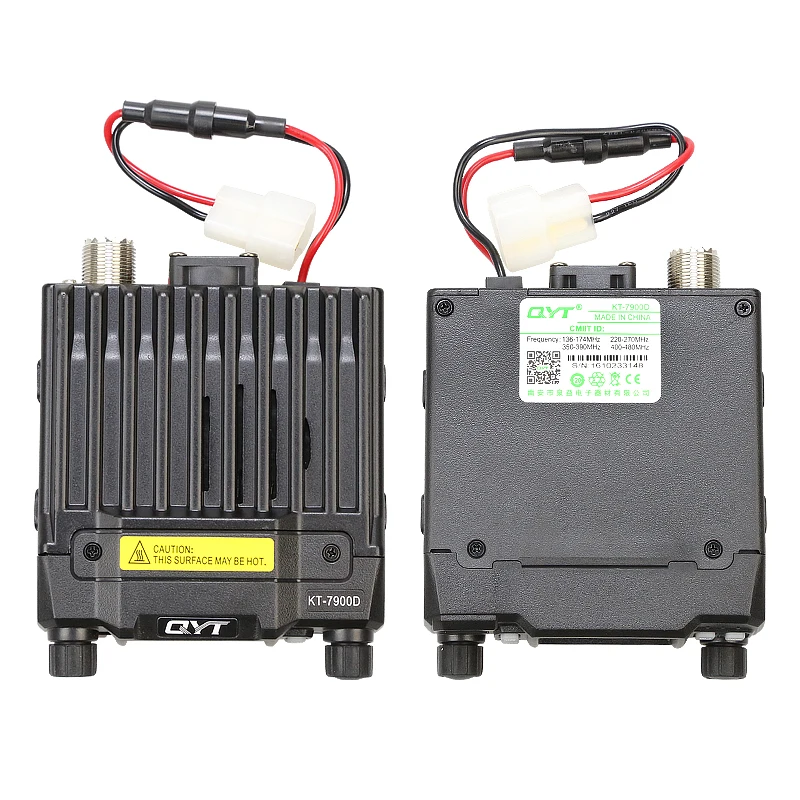 QYT KT 7900D Quad Band 136 174/220 270/350 390/400 МГц 25 Вт 480 каналов цветной экран мини мобильное радио