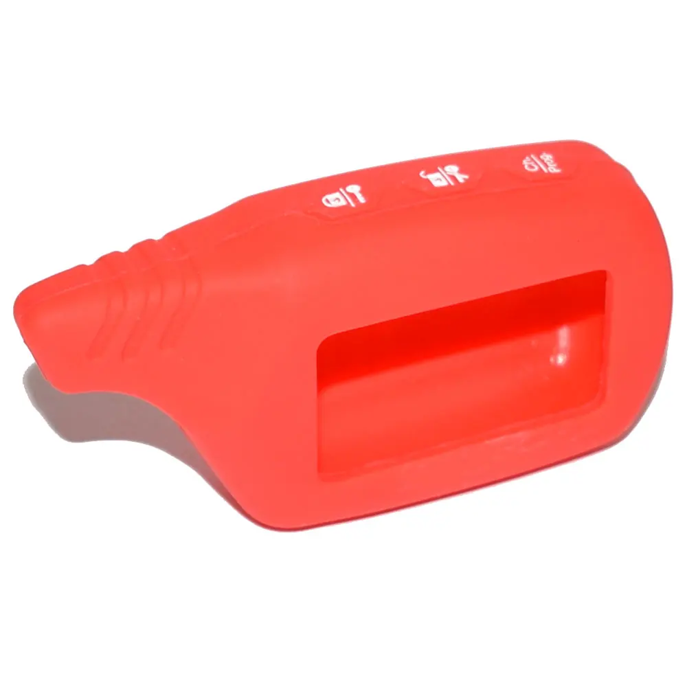  Silicone Key Case For Starline B9 V7 A61 A91 Starlionr Two Way Car Alarm LCD Remote Control Fob Cov - 32622927111