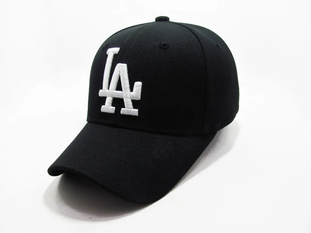 black la baseball hat