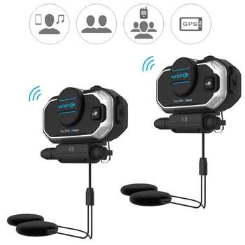 

English Version Easy Rider Vimoto V8 Helmet Bluetooth Headset Motorcycle Stereo Headphones For Mobile Phone and GPS Radio