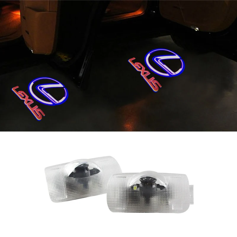 2X Led Welcome Car Door for LEXUS RX300 RX330 RX350 IS250 LX570 is200 is300 ls400 Led