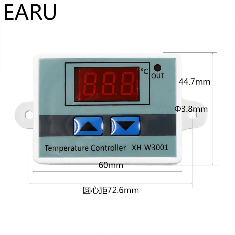 Thermostat Numérique XH-W3002 / XH-W3001 | Contrôleur Température -50°C à +110°C | 12/24/220V