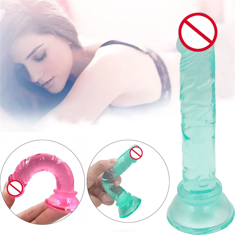 Sex Toys Massager Silicone Rubber Dildo Suction Cup Masturbator Massager Vagina Waterproof Adult Sex Toy Massage body (2)
