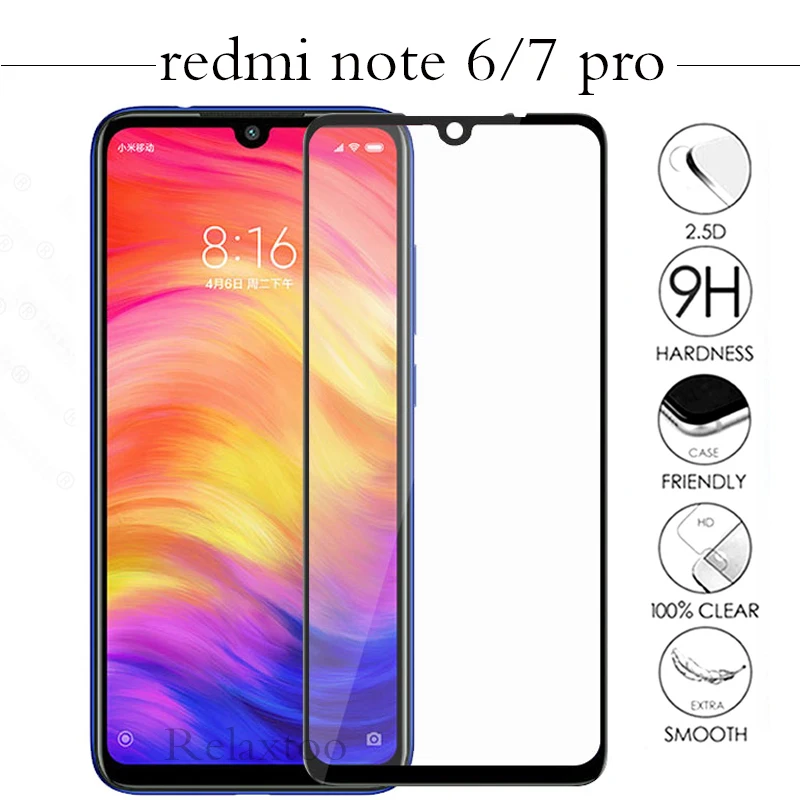 

Protective Glass For Xiaomi Redmi 7 Tempered Glass For Xiaomi Redmi Note Note 6 Pro Screen Protector Note6 6pro Note7 Film Cover
