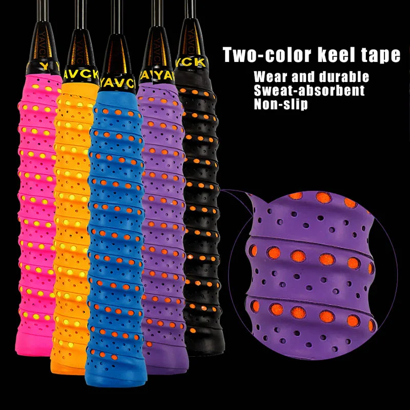 

3 Pcs Anti-slip Tennis Overgrip Badminton Grip Sweatband Tape Windings Overgrip Non- Slip Tape for Fishing Rod XR-Hot