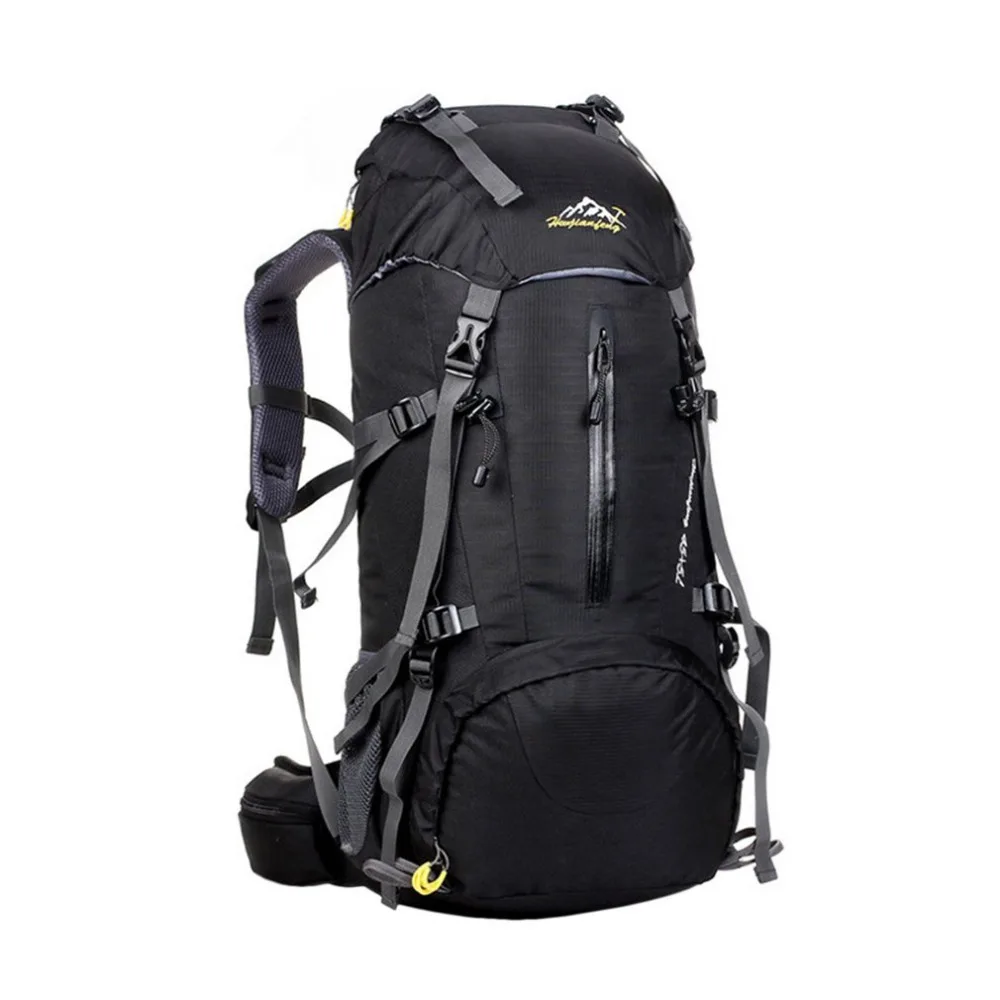 50L Large Capacity Hiking Backpack Waterproof Climbing Bag Unisex Nylon