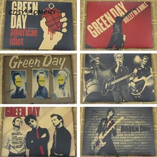 Уютный момент Винтажный Зеленый день группа Ретро плакат, крафт-бумага панк-рок плакат музыкальной звезды кафе бар декоративный настенный плакат QT231