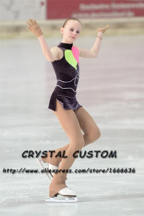 

Hot Sales Ice Figure Skating Dresses Fashion New Brand Competition Child Figure Skating Dress Crystal DR3692