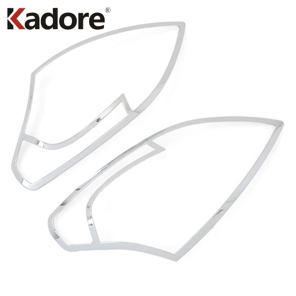Chrome front Front Head light Lamp Cover 2pcs For Reault Koleos 2008 2009 2010