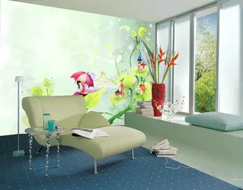 

Large Furniture wallpaper Environmental Mural non-woven wall paper the fairy tale background homedecoration