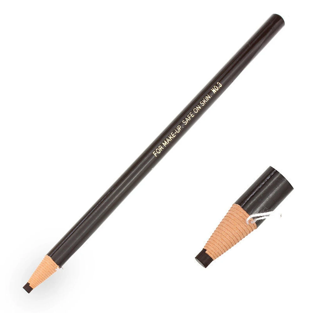 1 шт. профессиональный макияж, усилитель бровей, пот и водонепроницаемый карандаш для бровей, карандаш для бровей, темно-коричневый карандаш для бровей