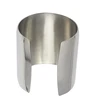 Trendy Cuff Bangles For Women Stainless Steel Gold Silver Color Rainbow Brand Present Wristband Bracelet Punk Jewelry 5