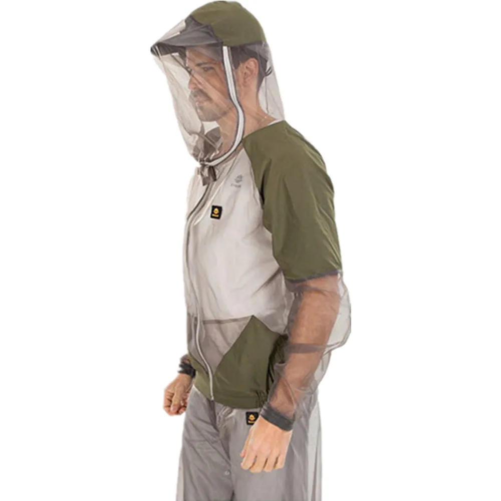 Outdoor Fishing Anti Mosquito Clothes Portable Lightweight High Density Net Yarn Breathable Mesh Fishing Shirts Fishing Clothes 