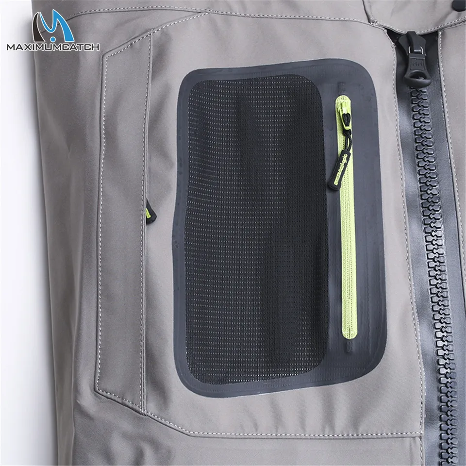 Top Maximumcatch Outdoor Stocking Foot Light Weight Breathable Fly Fishing Wader Waterproof Wading Pants Fishing Wader Jacket 10