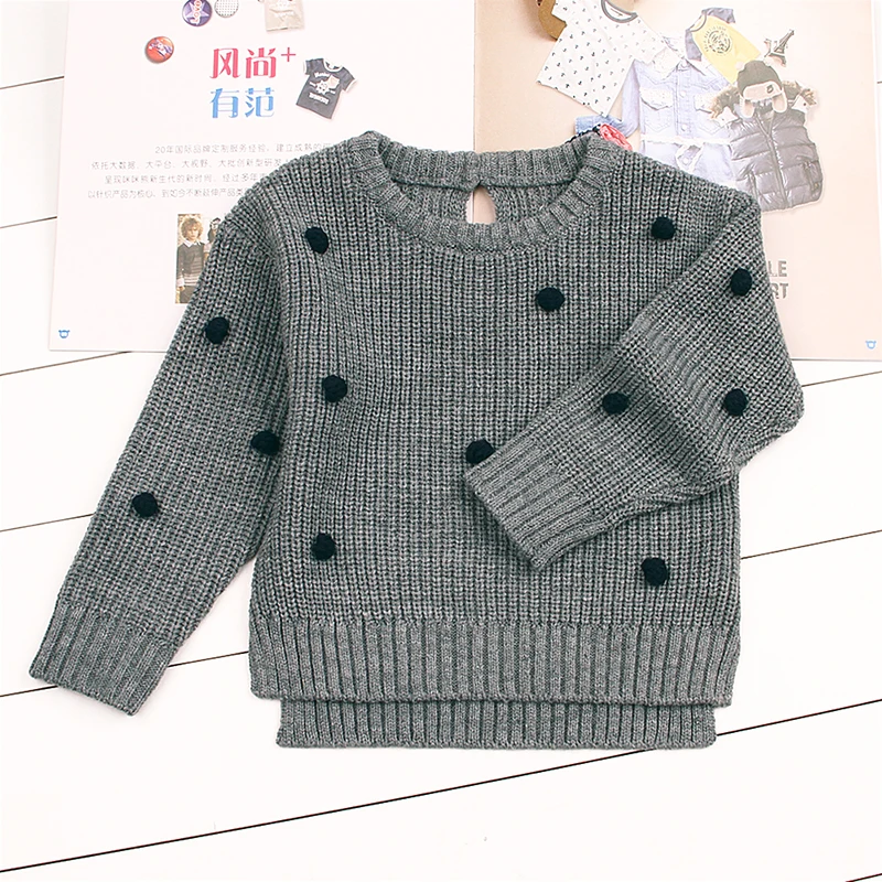 CieiK Baby Girl Knitted Sweaters For Kids Black Dot 2018 Spring Newborn Cute Cardigan Winter Children Clothing Infant Pullover (33)