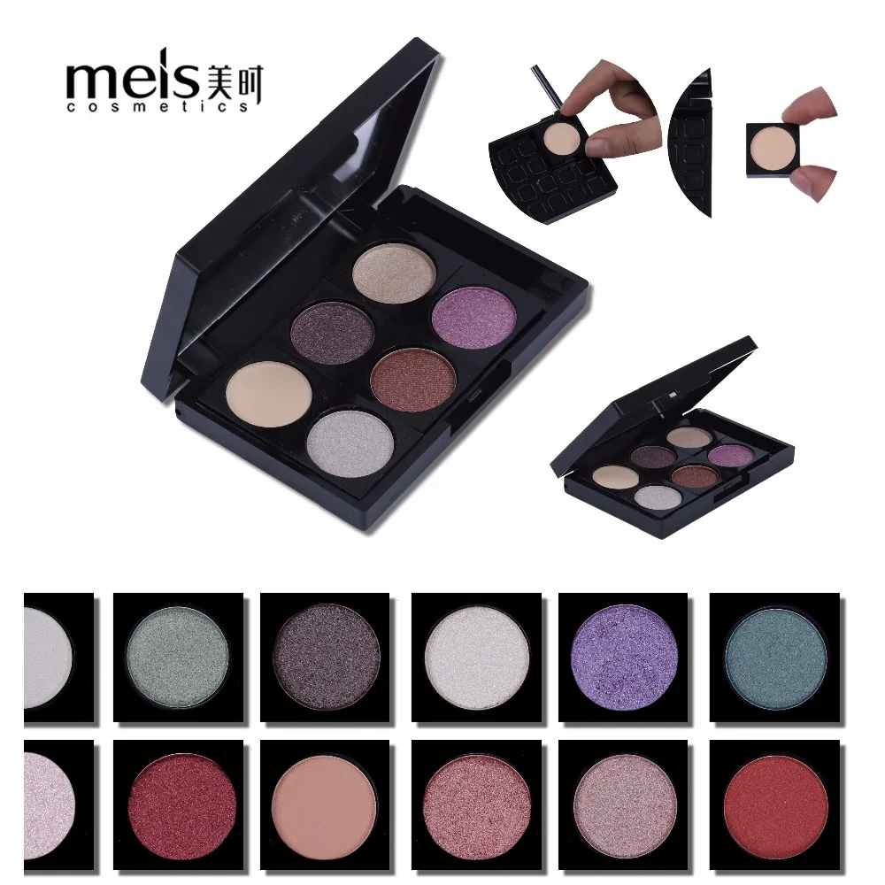 

2018 MEIS DIY Eye shadow Professional Makeup Glitter Shadow Shimmer Eyeshadow Palette Matte Eye shadow makeup Palette Shadow 118