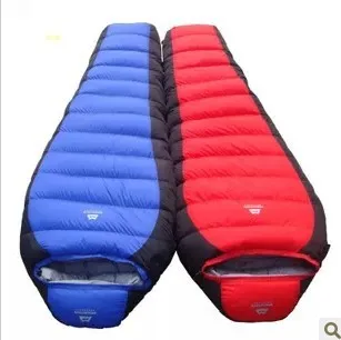 Discount  Mummy Spriing Autunm Winter keep warm 1500g duck down filling hiking cycling travel mountain bivy o