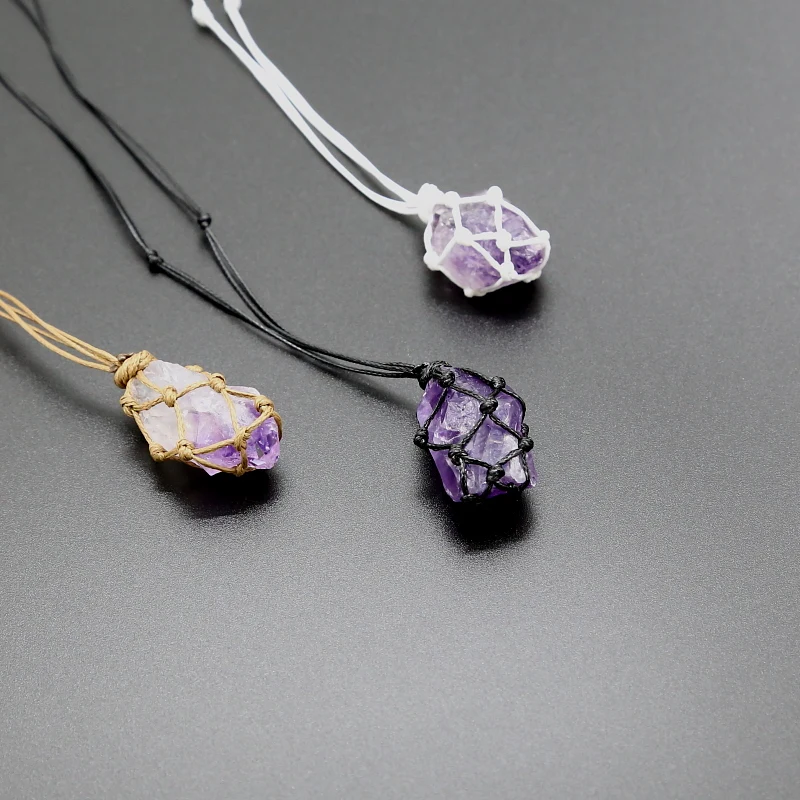 Ожерелье из натурального камня для мужчин и женщин|crystal pendant|necklace jewelryfashion jewelry |