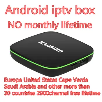 

iptv box free lifetime iptv subscription watch iptv italia Spain poland france android tv box HAOSIHD A6 ip tv box android 7.1