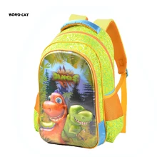 5D Dinosaurio Niños Lindos de Los Niños Bolsas Mochila Mochila de Dibujos Animados de alta calidad Mochilas Escolares para Adolescentes Niños Schoolbag Estudiante