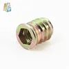20Pcs M6 M8 M10 Zinc Alloy Iron Inside And Outside Teeth Carbon Steel Hex Socket Drive Insert Nuts Threaded For Wood Furniture ► Photo 3/3