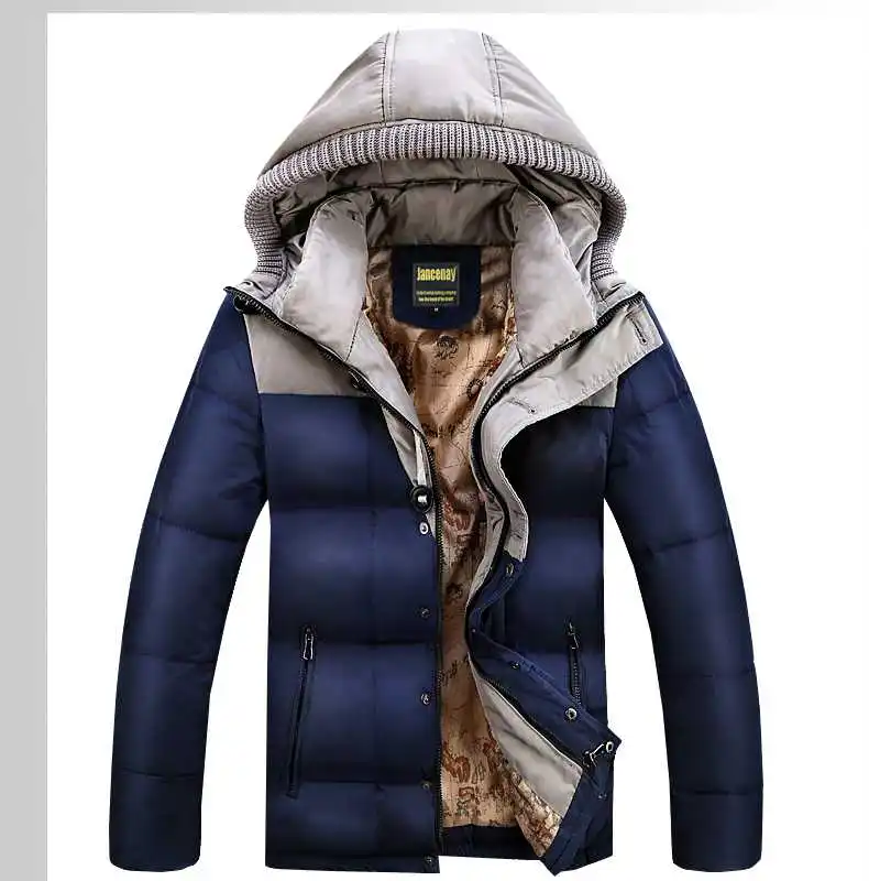 2015 Men's Winter Jackets Cotton Padded Jackets Wadded Thermal Hood