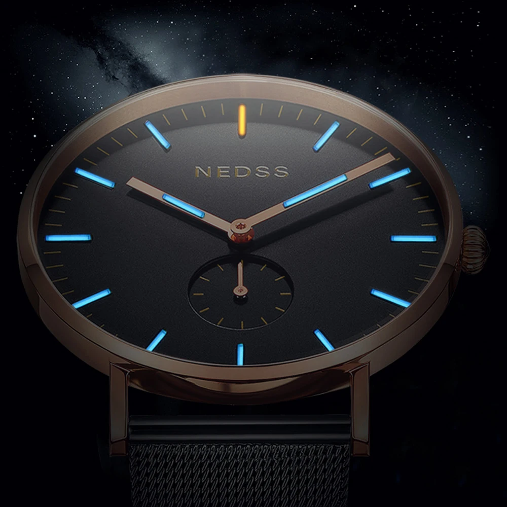 

2018 NEDSS Sport Men Watches DW style Chronograph Quartz couple Watch 5ATM Relogio Masculino fashionable lover watch for man
