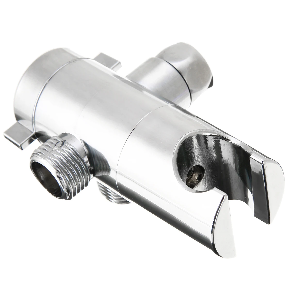 3Way Shower Head Diverter Valve Fix Bracket ABS Bathroom Shower Head Diverter Sprayer Arm Mount