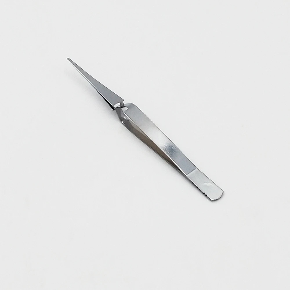 Nail Shaping precision Tweezer stainless steel Self Close Holding hobby Tweezer DIY Jewelry Hobby Craft Tool 145mm