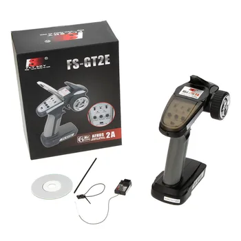 

Flysky FS-GT2E AFHDS 2A 2.4g 2CH Radio System Transmitter for RC Car Boat with FS-A3 Receiver Drop freeship