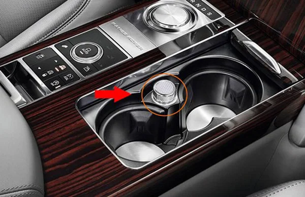 

Chrome Car Cigarette lighter Cover Trim Accessoris For Land Rover Range Rover Sport 2014-2017 Range Rover Vogue SV 2009-2017