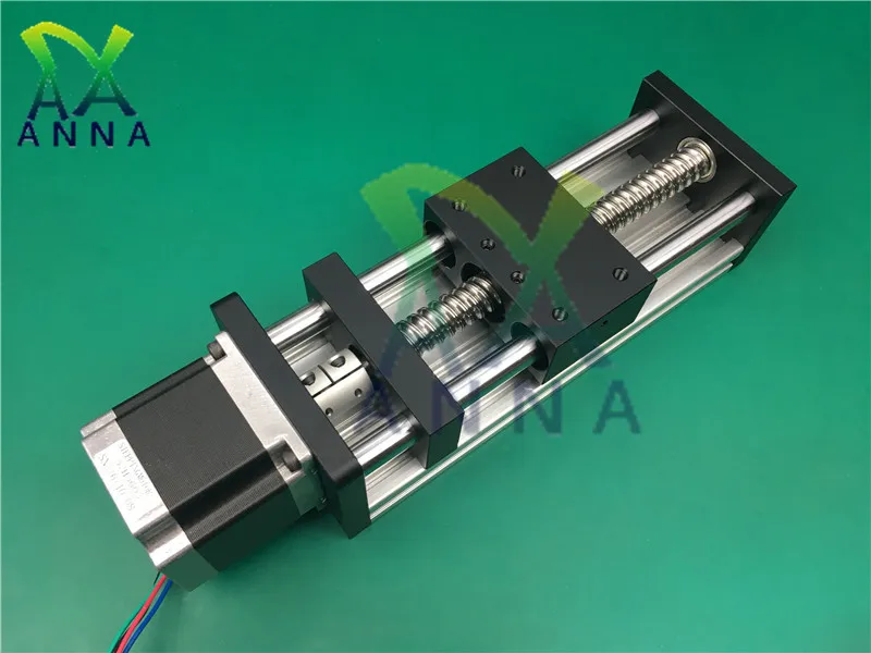 

High Precision GGP 400MM Ball Screw 1204 1605 1610 Slide Rail Linear Guide Moving Table+1Pc Nema 23 motor 57 Stepper Motor