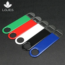 Уникальная нержавеющая сталь большая плоская скорость открывалка для бутылок панель для удаления лезвия домашний отель профессиональный открывалка для пива