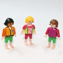 Случайный новый 1 шт. Playmobil Фигурка клоуна мальчики девочки фигурки Playmobil Оригинал 5 см куклы Коллекция игрушки для детей