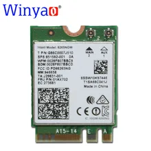 Winyao wy8265ac 2.4 г/5 г Dual Band для AC 8265ngw Беспроводной NGFF 802.11ac 867 Мбит/с 2x2+ Bluetooth 4.2 Wi-Fi 851592-001