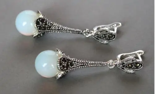 

New Arrived Design Unusual Red Sea Coral Earrings >>>silver earrings for women Free shipping