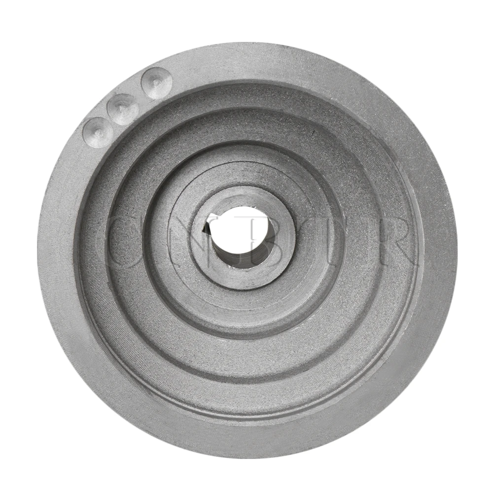 

CNBTR 56mm to 150mm Outer Dia 24 mm Bore Chrome Iron 5 Step Pagoda Pulley Belt for A Type V-Belt Timing Belt