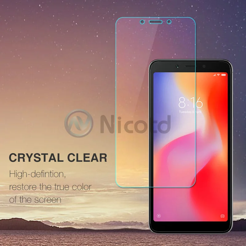 Nicotd 2.5D 9H Premium Tempered Glass For Xiaomi Redmi 6A Screen Protector Toughened protective film For Xiaomi Redmi 6a 5 (2)