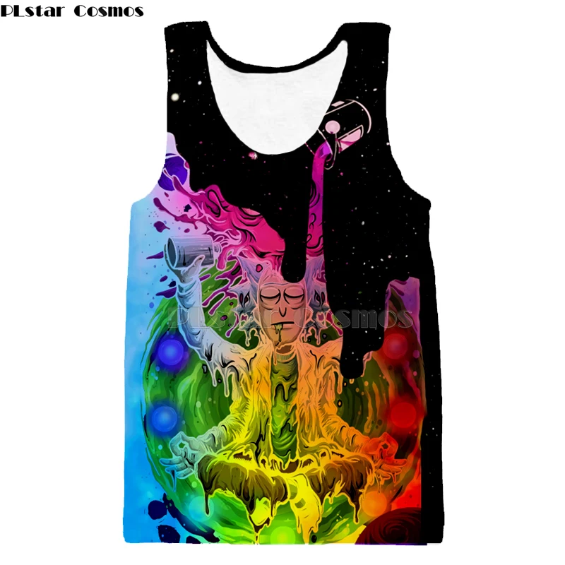 2019 New 3D Rick And Morty Hoodies Sweatshirt Men Women Funny Cartoon Print Hoodie Starry sky shirt  Harajuku Hip Hop Street-2