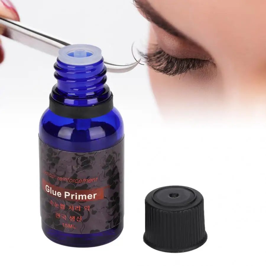 

Lash Glue 15ML Eyelash Grafting Enhancer Eyelash Extension Glue Reinforcement Agent Glue Primer Eyelash Extension Glue V