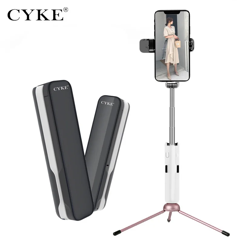 CYKE, новинка, мини селфи-палка M1, регулируемая ручная селфи-палка, заполняющий светильник, Автоспуск, управление Bluetooth, подходит для Android, Apple