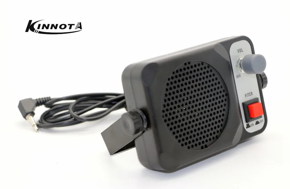 KINNOTA TS-650 мини внешний динамик ts650 для Yaesu Kenwood Icom Motorola Ham радио CB КВ трансивер автомобиля двухканальные рации