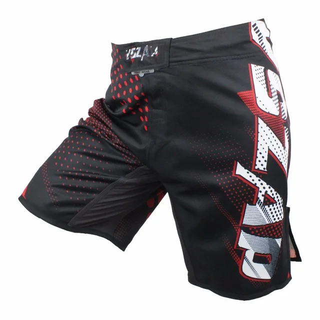 VSZAP Men's Muay Thai Boxing Shorts Printing Cheap MMA Shorts Fight