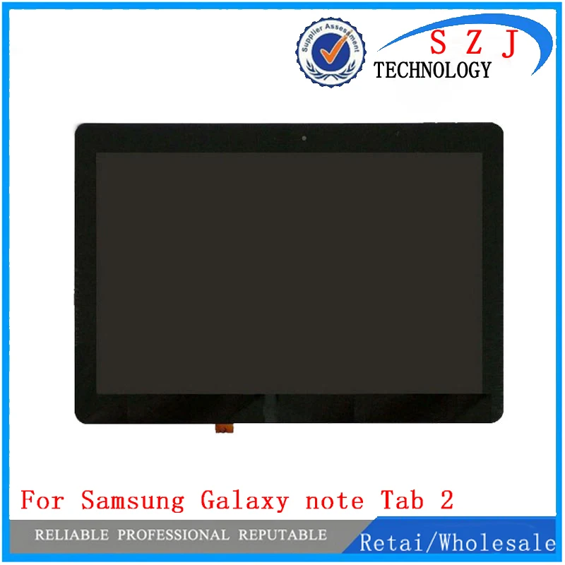 Nuovo 10.1 '' Pollici Per Samsung Galaxy Note Tab 2 10.1 P5100 P5110 Display Lcd + Touch Screen Digitizer Assembly Spedizione Gratuita