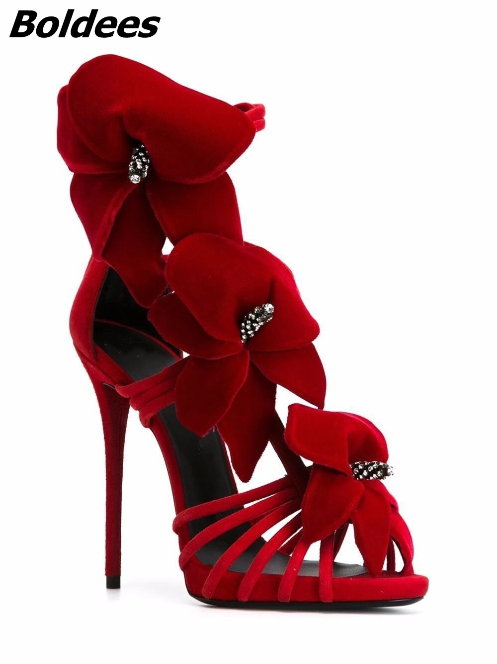 burgundy suede sandals