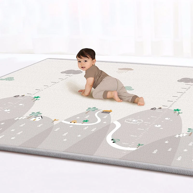1cm Thick Kids Rug Crawling Mat Living Room Baby Play Mat Home Waterproof Gym Children's Mat Game Toys Carpet