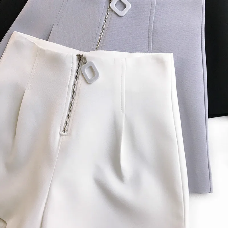AcFirst Women Fashion Autumn Winter Balck Sexy Shorts Button Party Club Short Pants Plus Size Zipper Woolen Sexy Women Shorts AcFirst Women Fashion Autumn Winter Balck Sexy Shorts Button Party Club Short Pants Plus Size Zipper Woolen Sexy Women Shorts