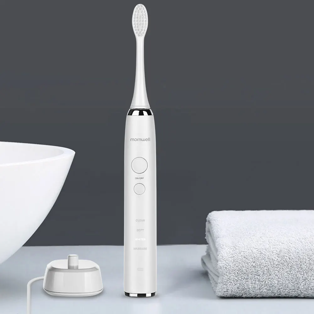 Electric Sonic Toothbrush Rechargeable Toothbrush Waterproof 4pcs Replacement heads Whitening Teeth for Adults Deep Clean Teeth Electric Sonic Toothbrush Rechargeable Toothbrush Waterproof 4pcs Replacement heads Whitening Teeth for Adults Deep Clean Teeth