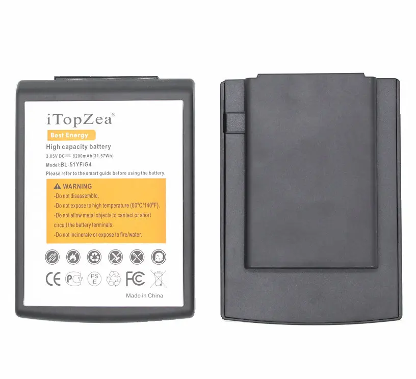 ITopZea 1x8200 мАч G4 Телефон с увеличенной батареей и ТПУ чехол для LG H818 VS999 VS986 US991 F500 F500S